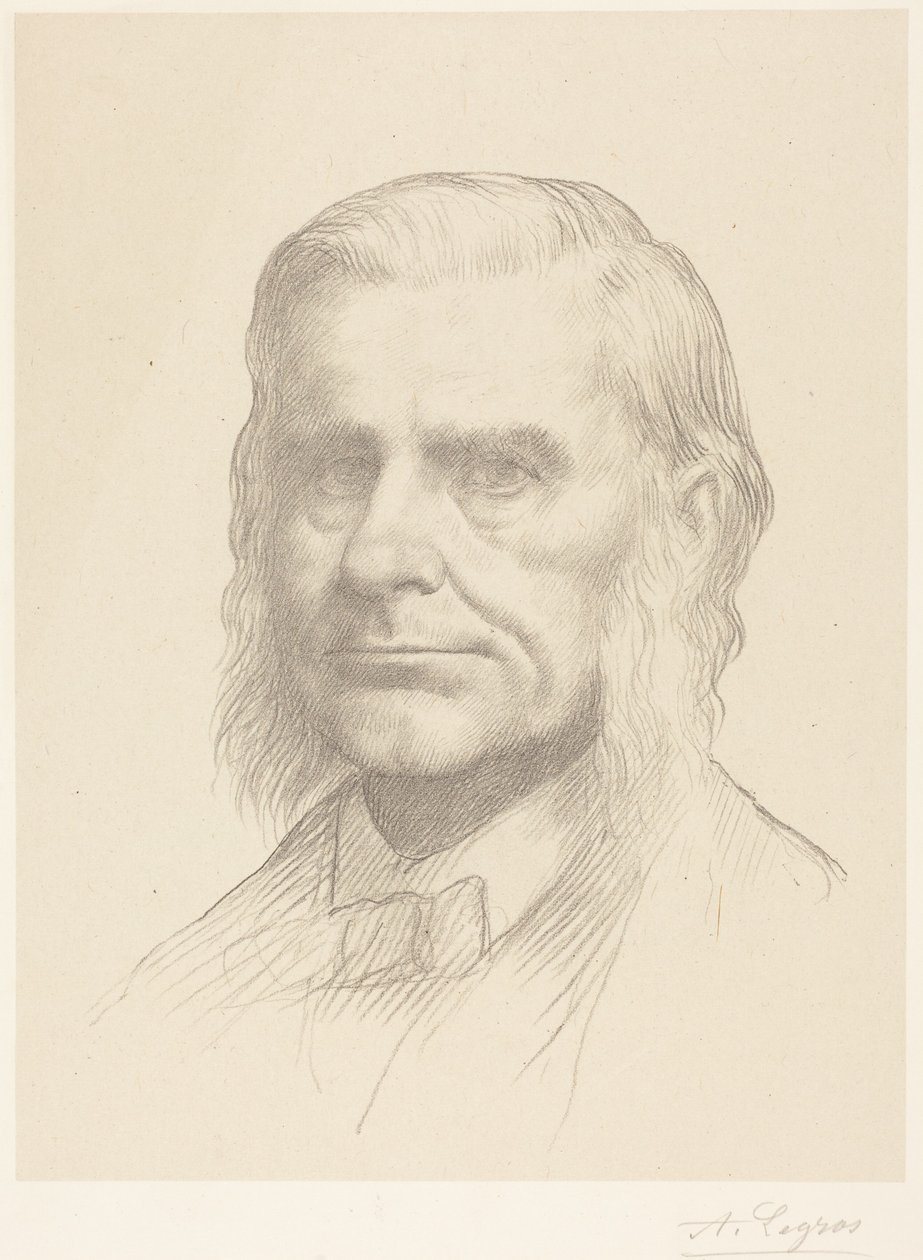 Professor Huxley, 2nd Plate by Alphonse Legros