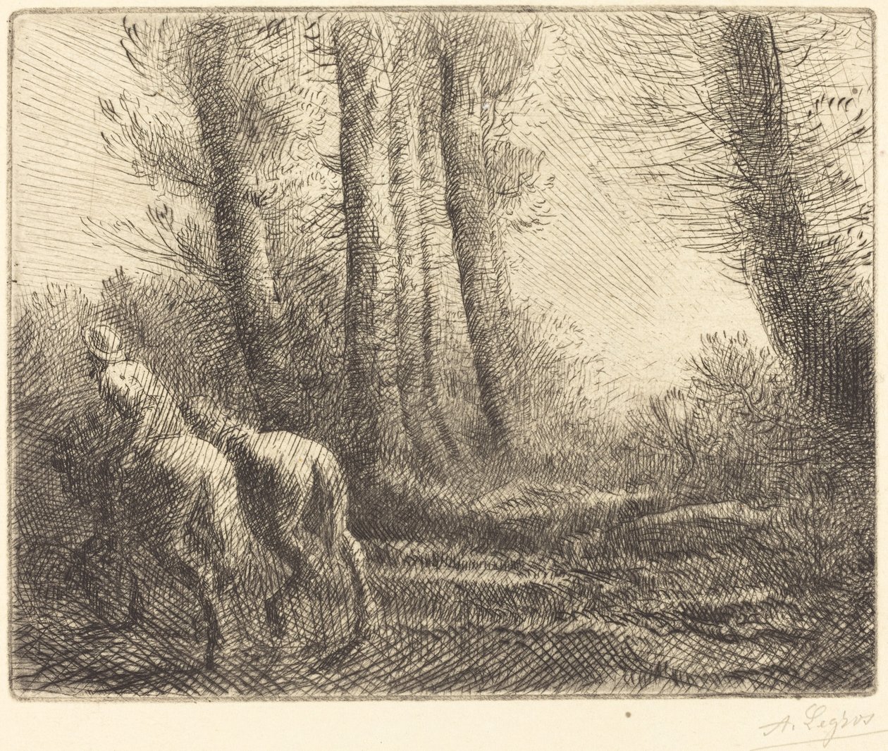 Return from the Plowing by Alphonse Legros