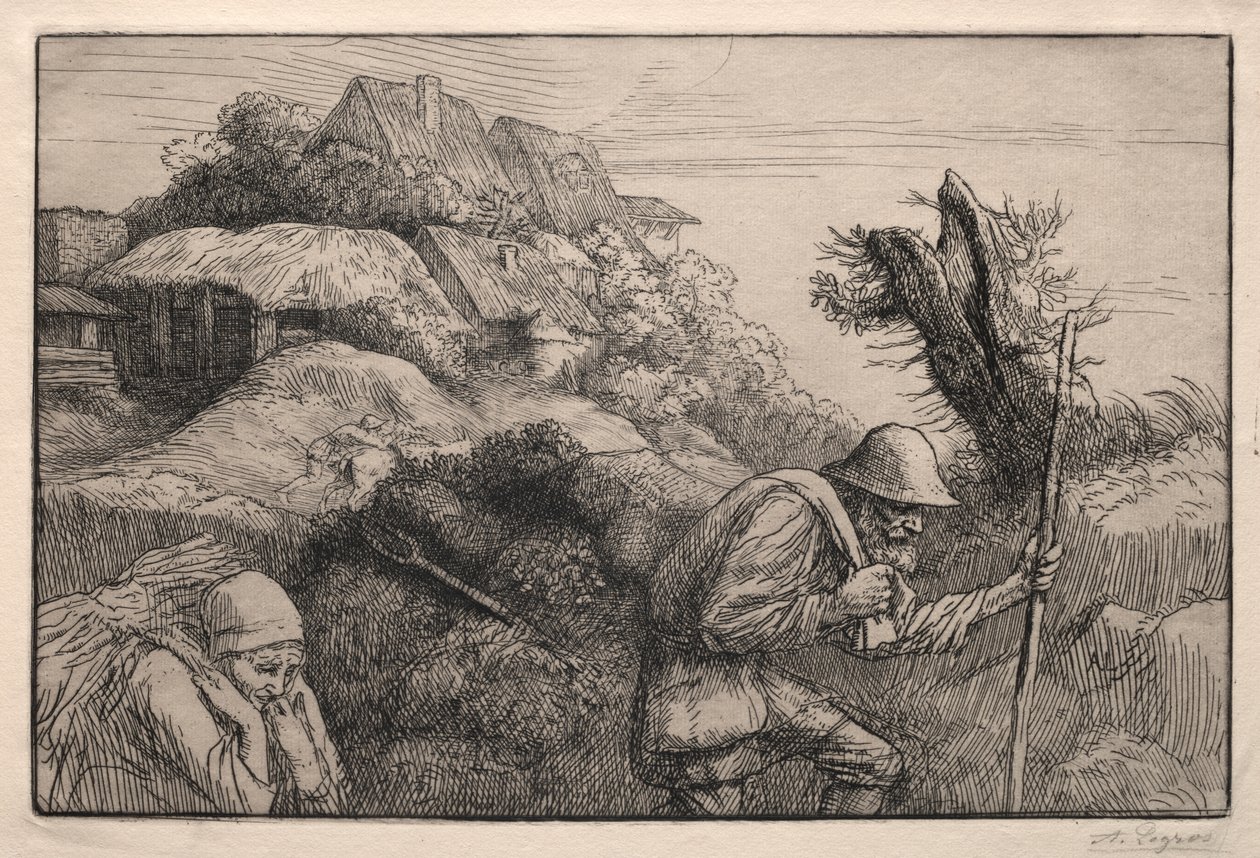 Return from the Woods by Alphonse Legros