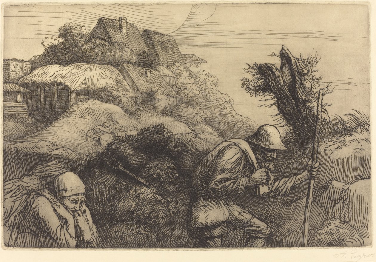 Return from the Woods by Alphonse Legros