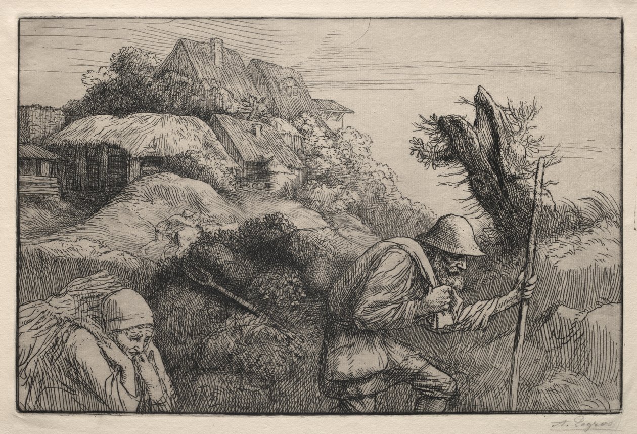 Return from the Woods by Alphonse Legros