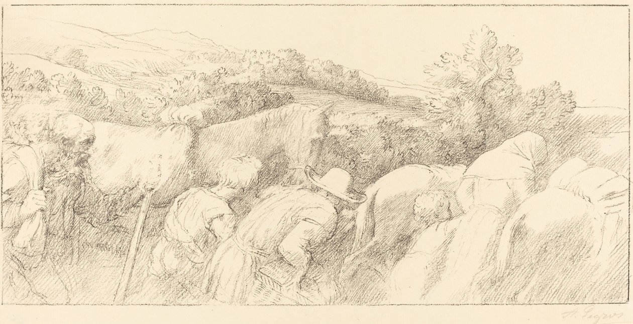 Return of the Peasants by Alphonse Legros