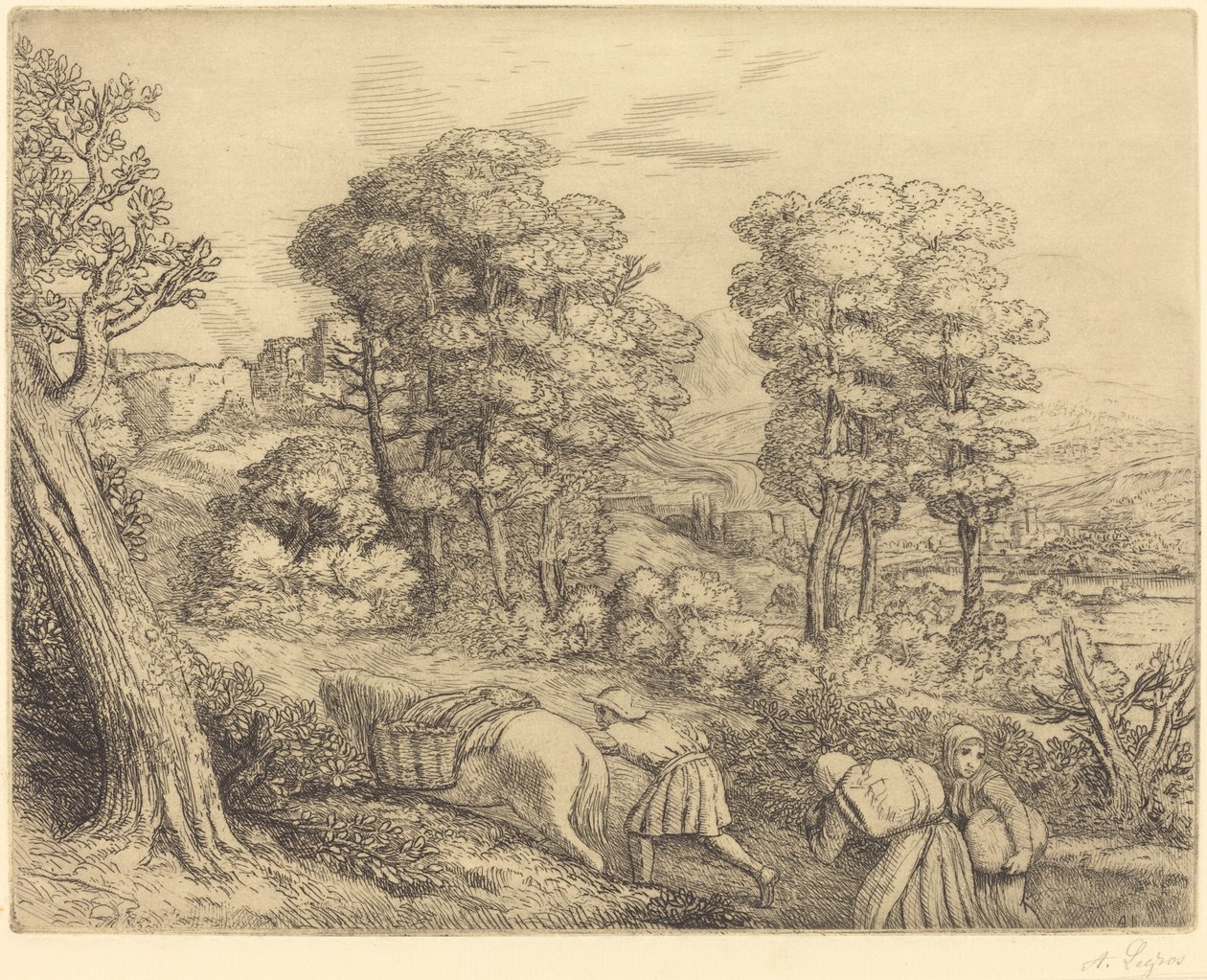 Return to the Farm by Alphonse Legros