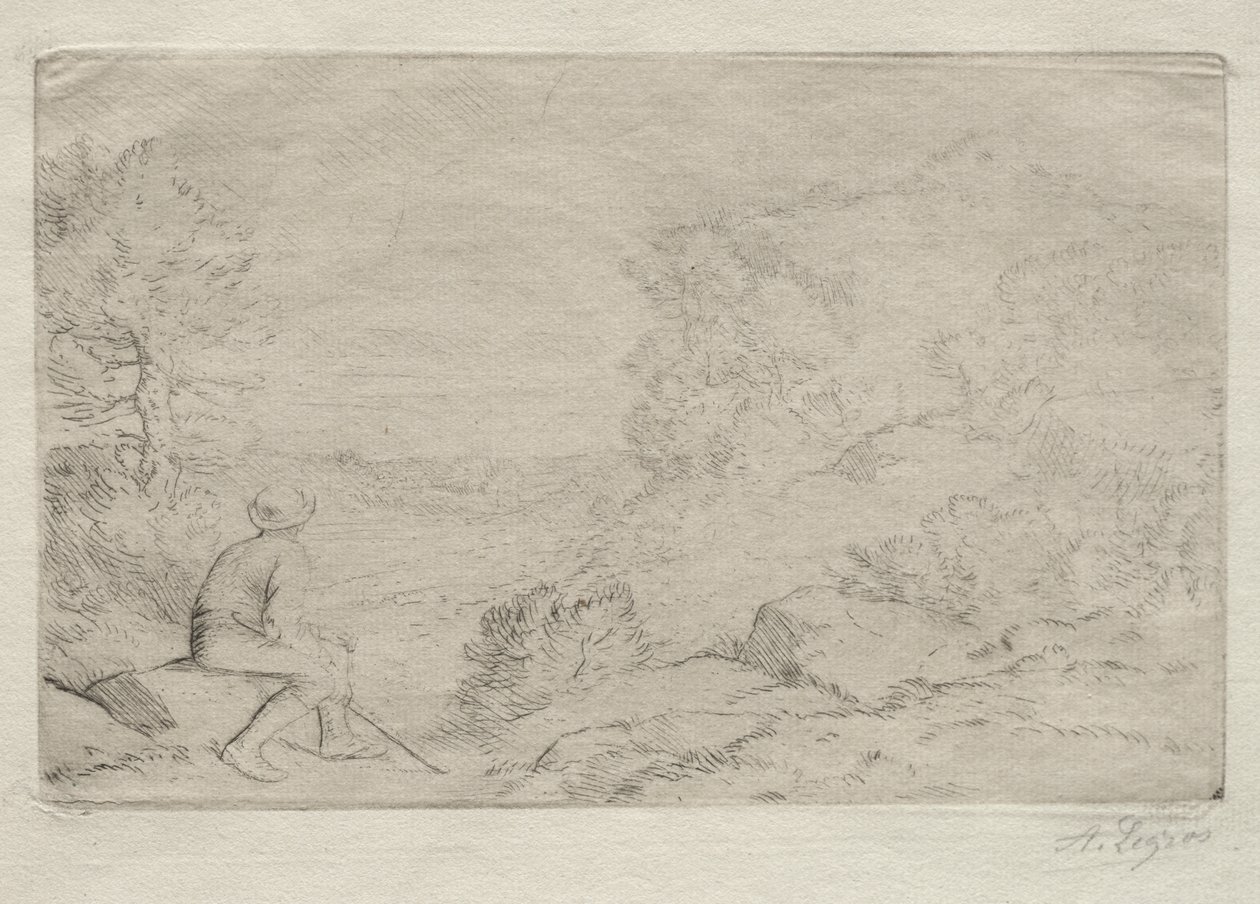Rocks by Alphonse Legros