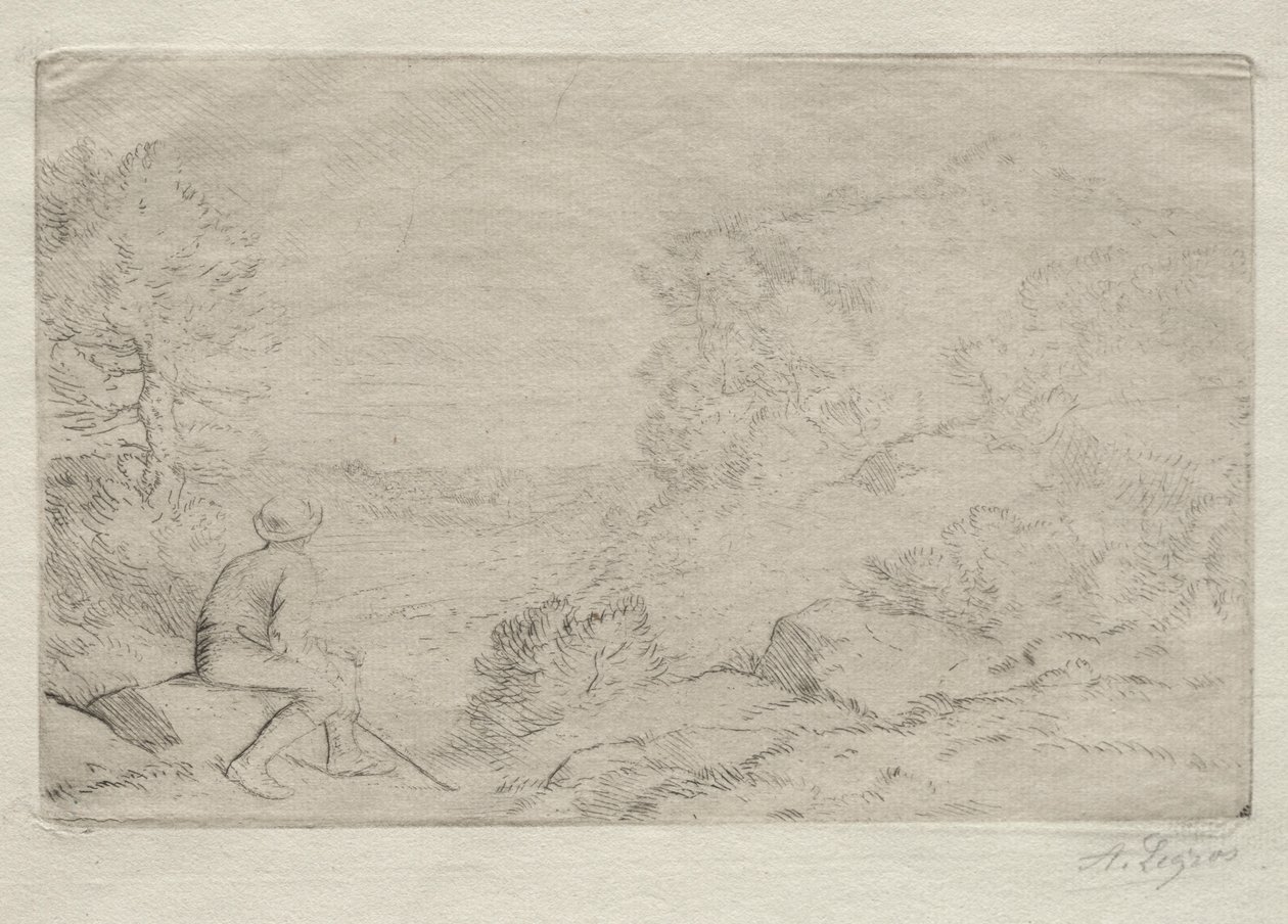 Rocks by Alphonse Legros