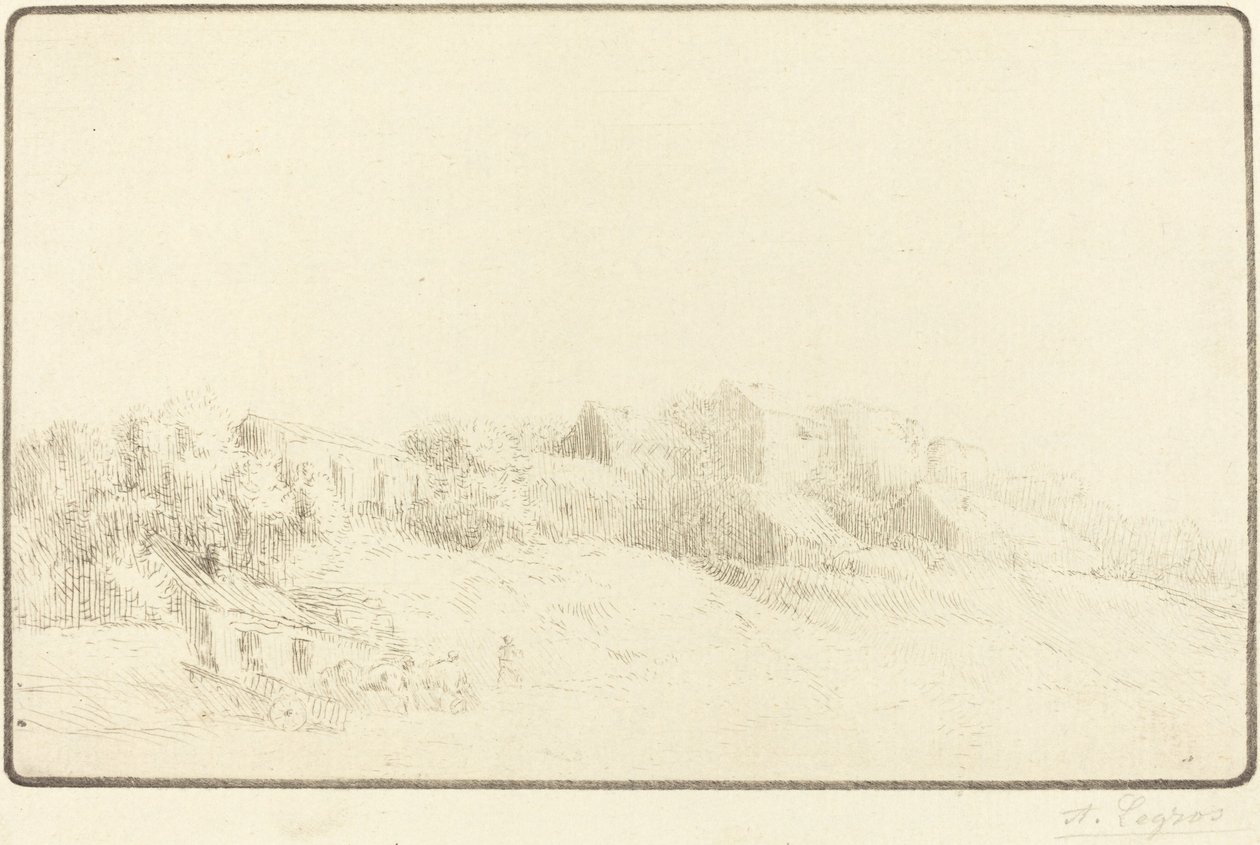 Saint Maurice in Bourgogne by Alphonse Legros