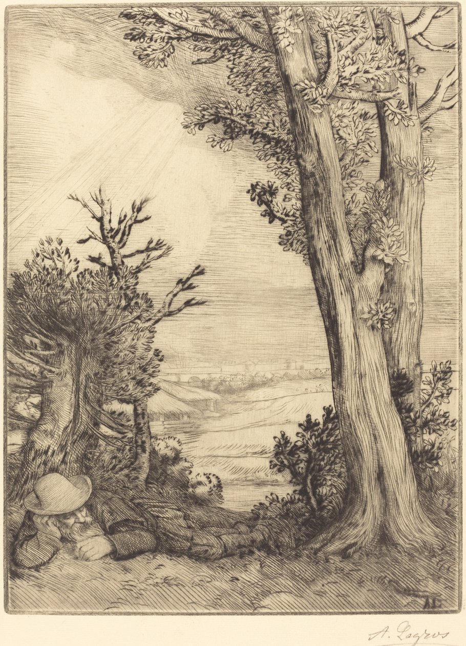 Siesta in the Country by Alphonse Legros