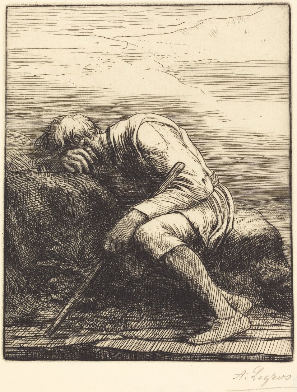 Sinbad the Sailor by Alphonse Legros