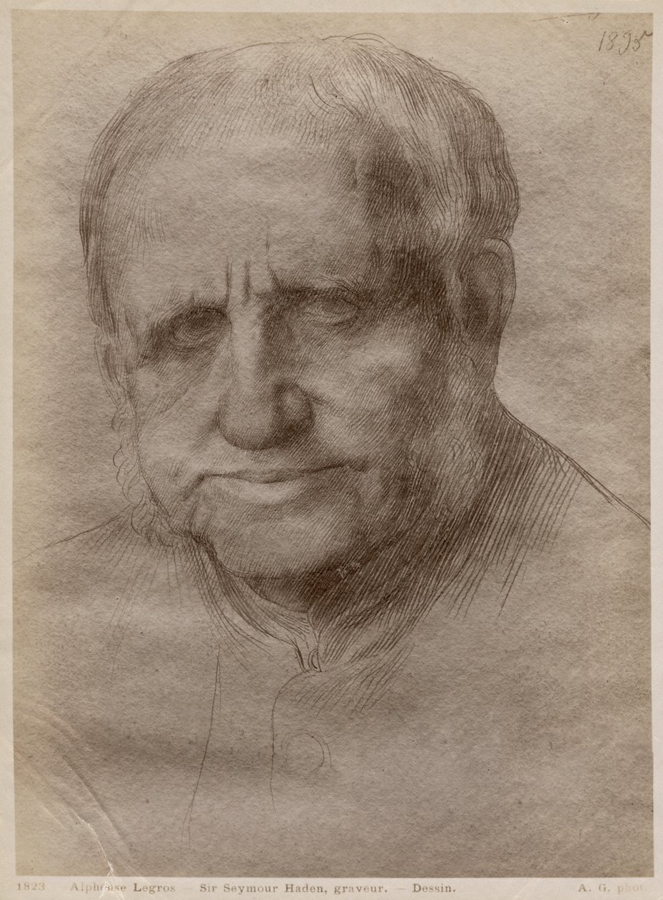 Sir Francis Seymour Haden, etcher, 1895 by Alphonse Legros