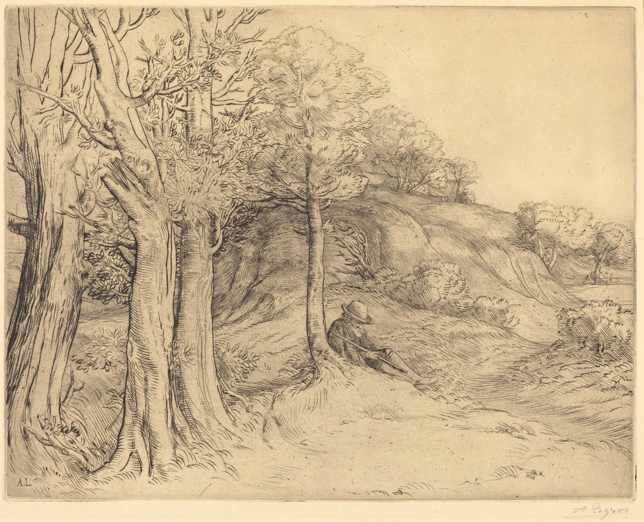 Solitude by Alphonse Legros