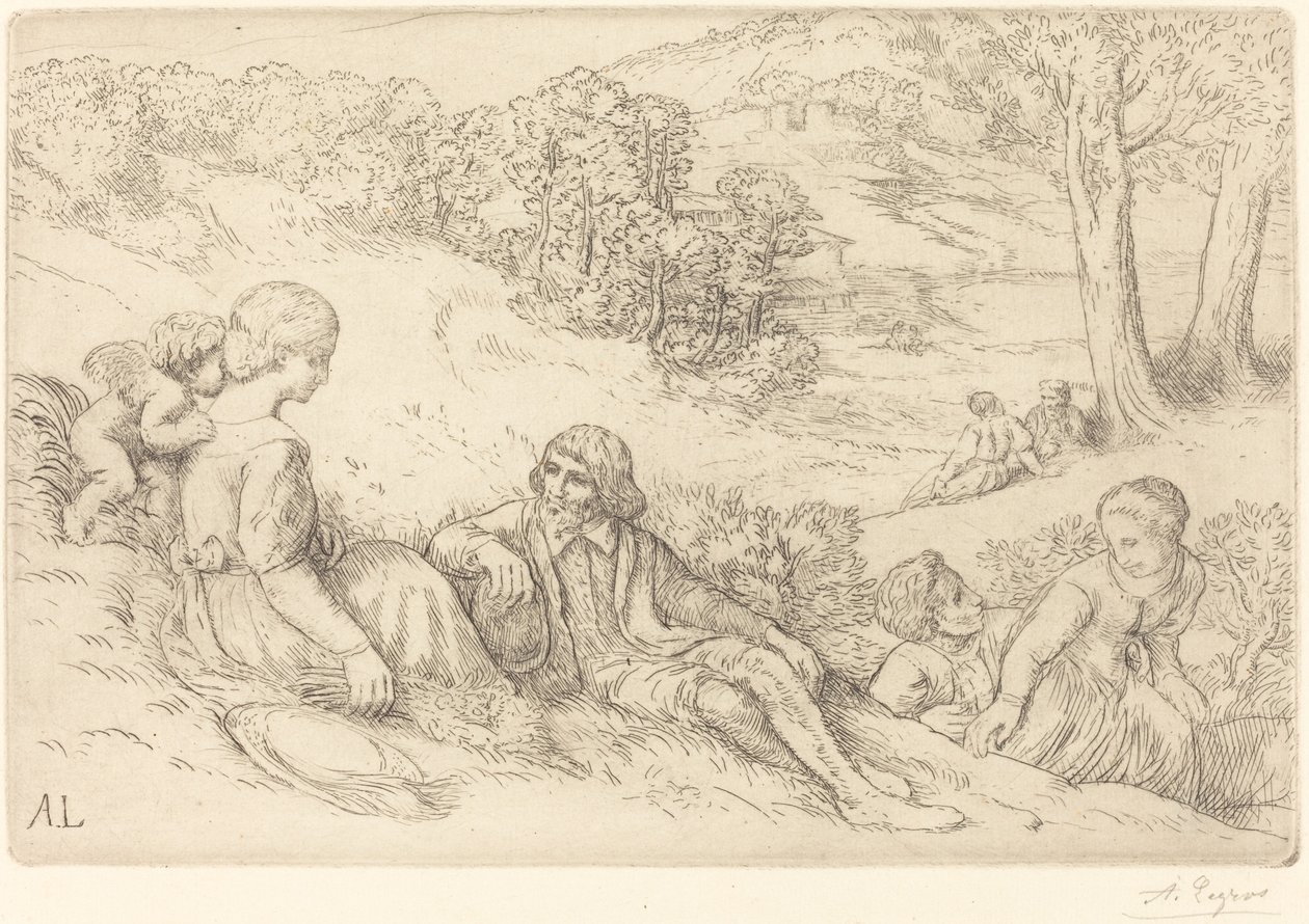 Spring by Alphonse Legros