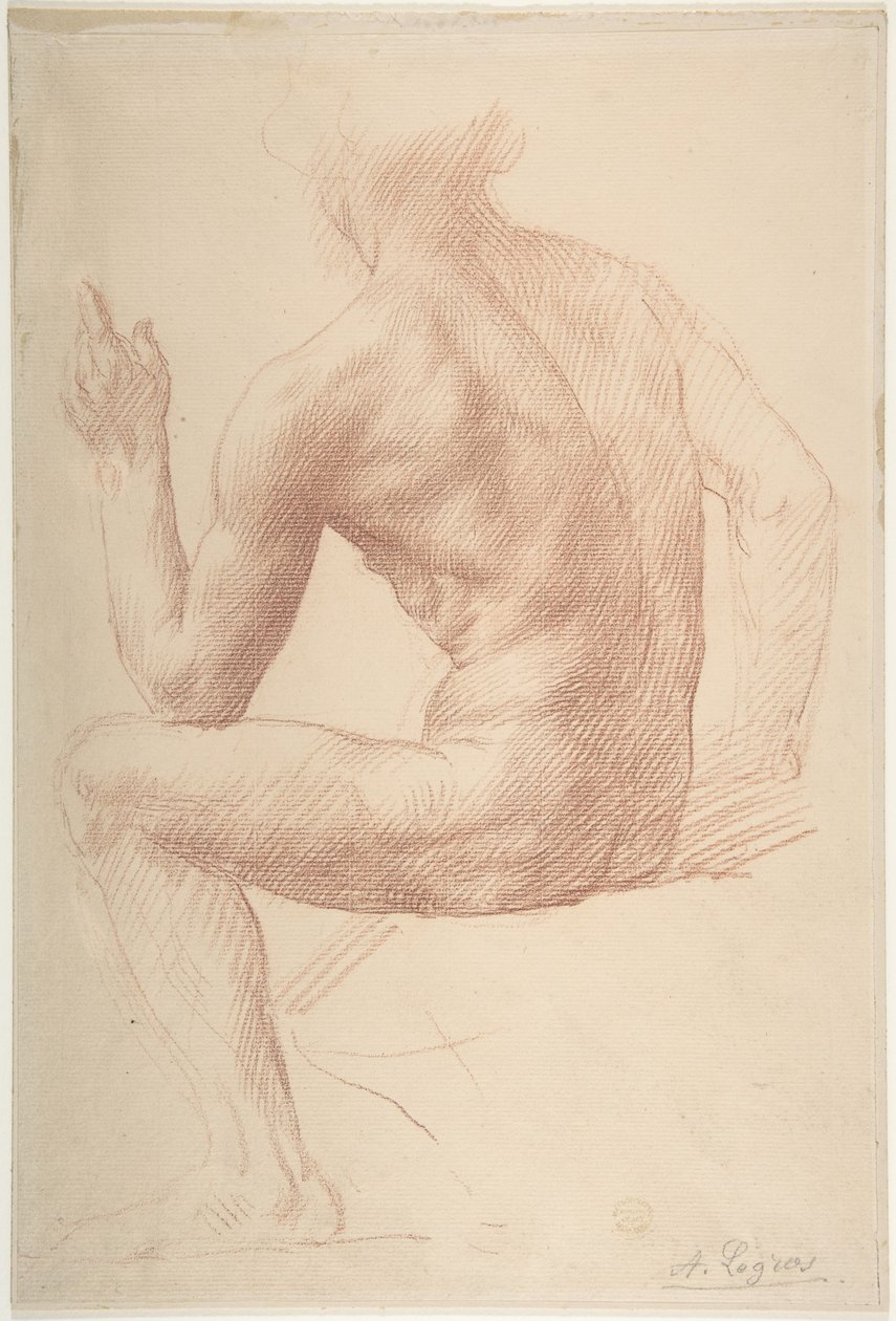 Study of a Figure by Alphonse Legros