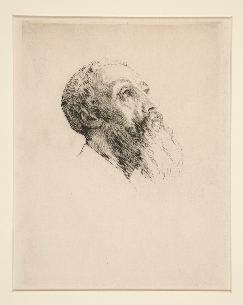 Head of Model by Alphonse Legros
