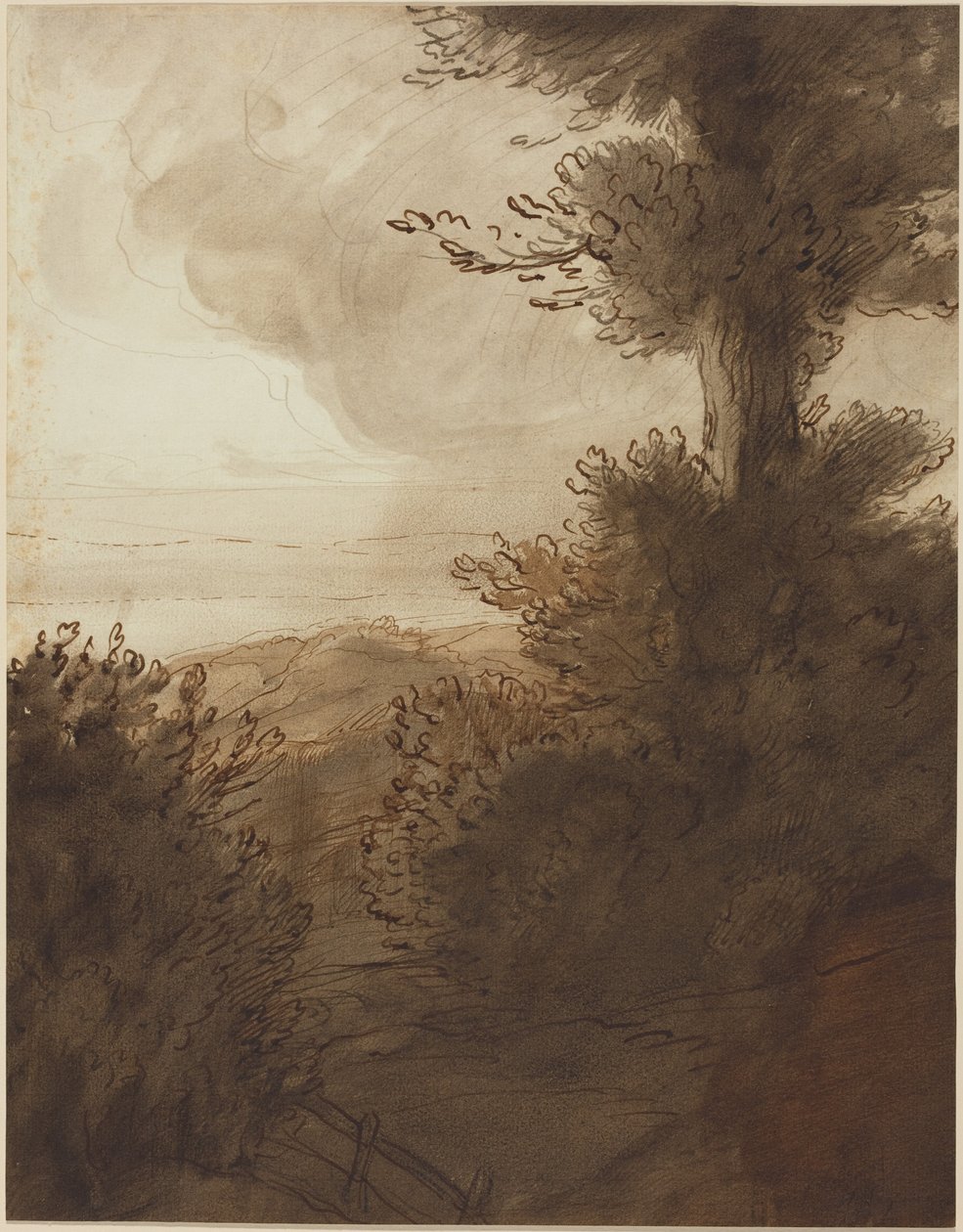 The Big Tree by Alphonse Legros