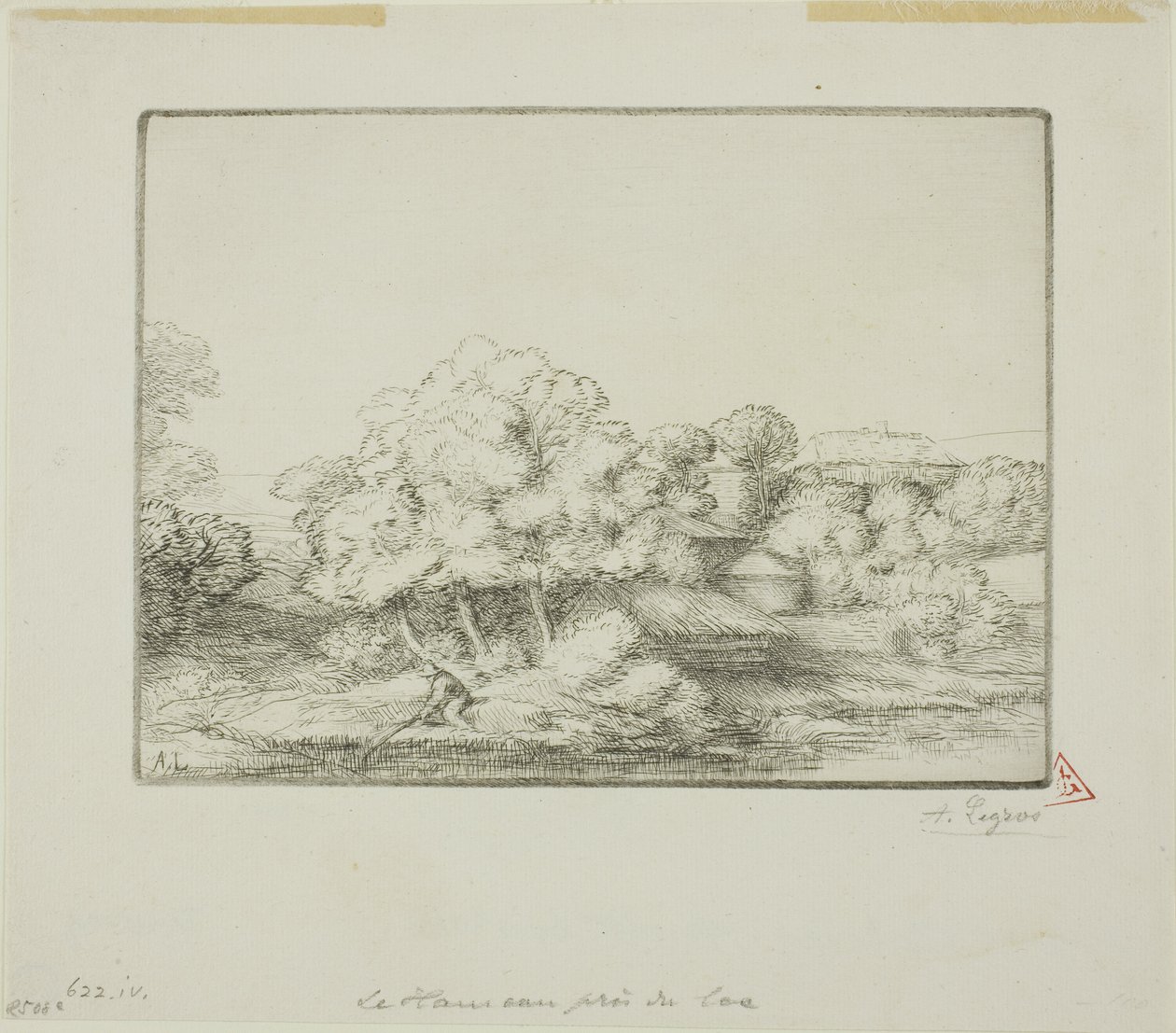 The Hamlet by the Lake by Alphonse Legros