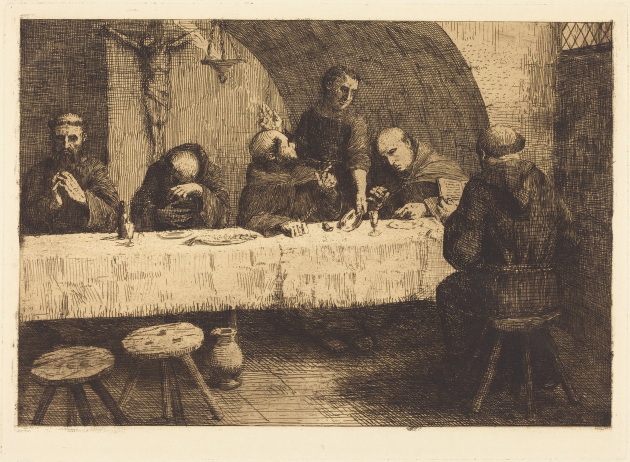 The Refectory by Alphonse Legros