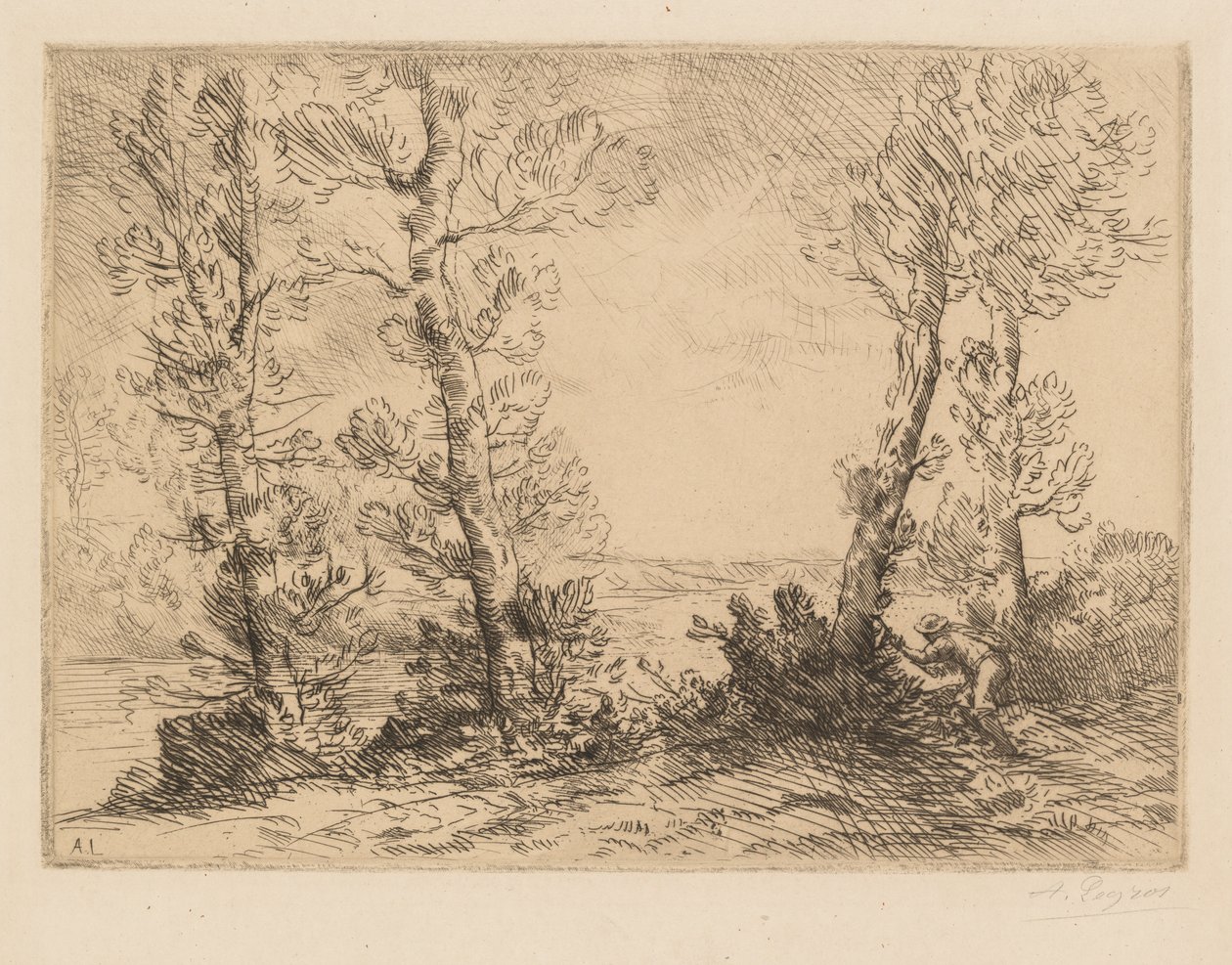 The Salmon Fisherman, c1880 by Alphonse Legros