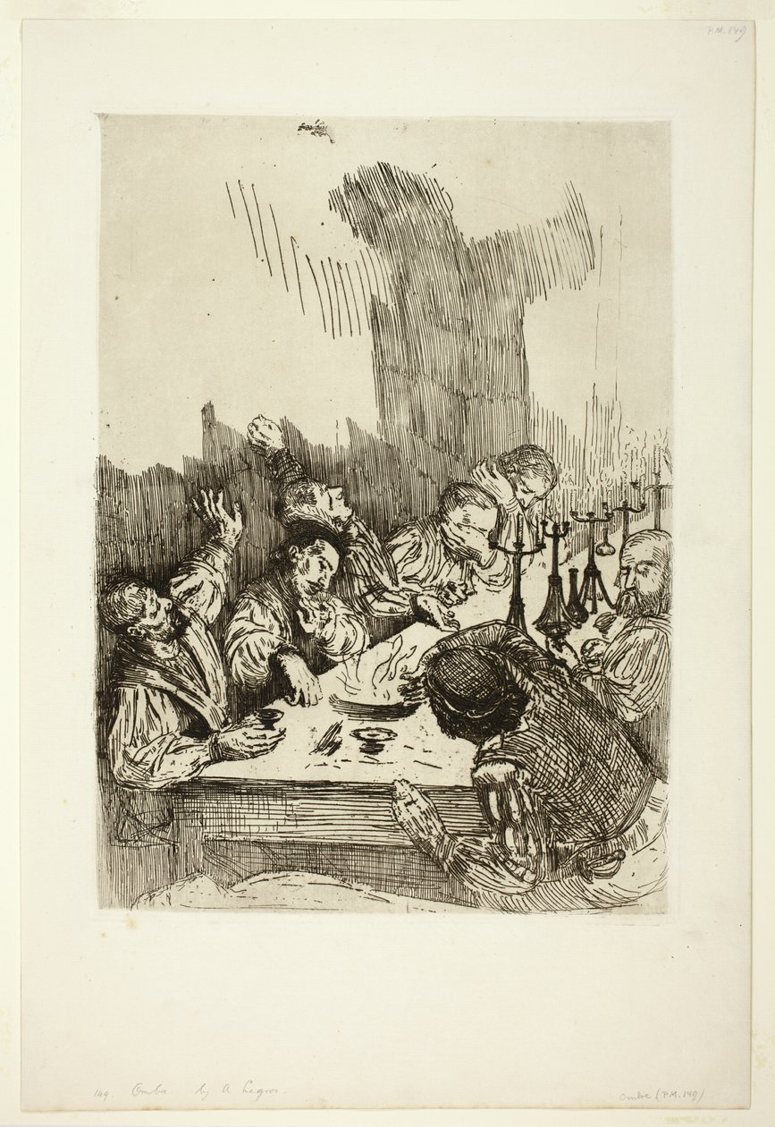 The Shadow by Alphonse Legros