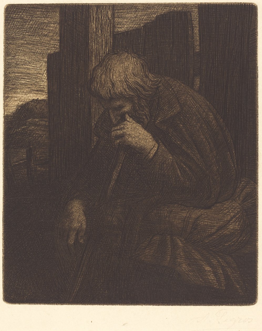 Thinker by Alphonse Legros