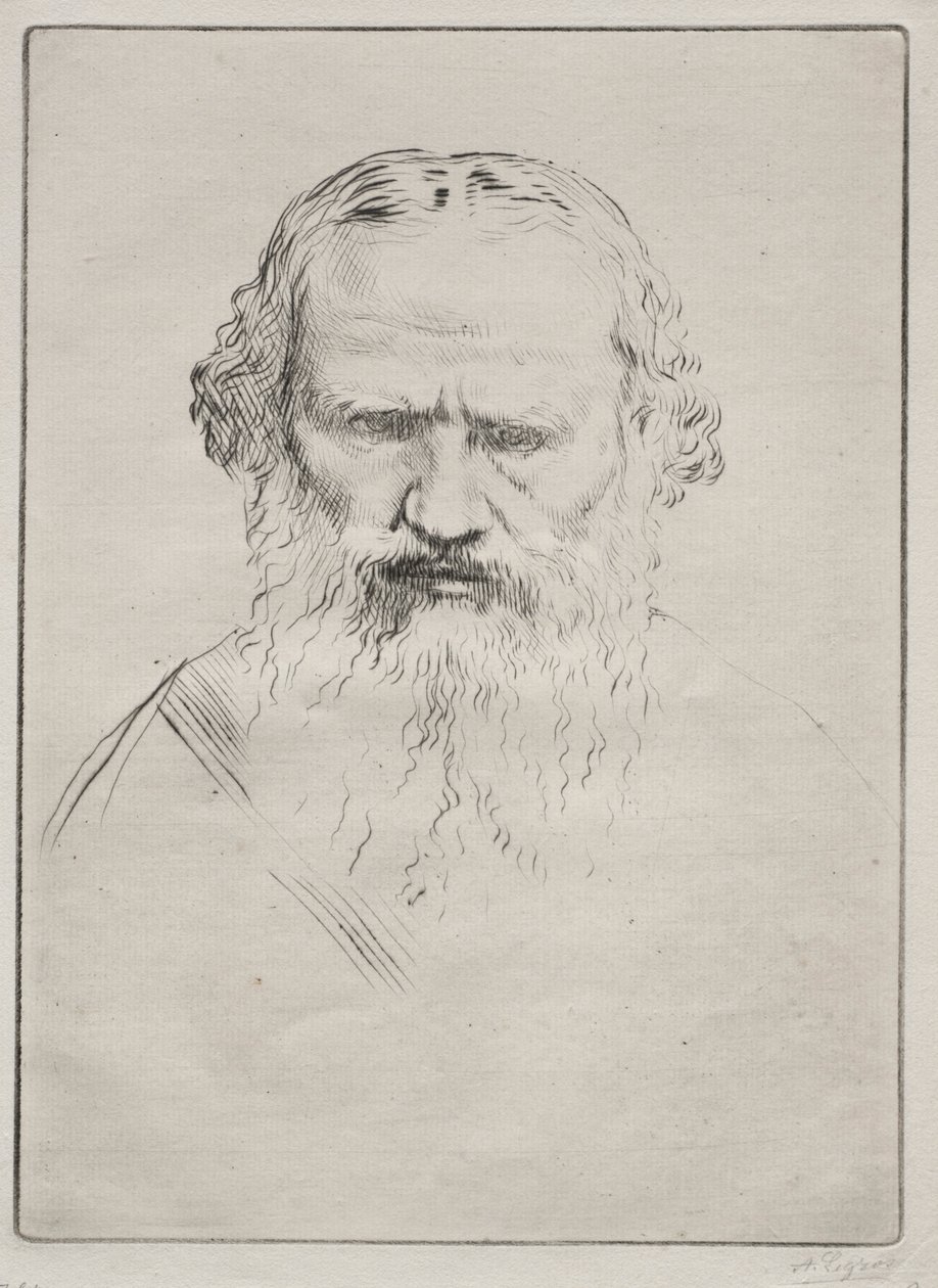 Tolstoy by Alphonse Legros