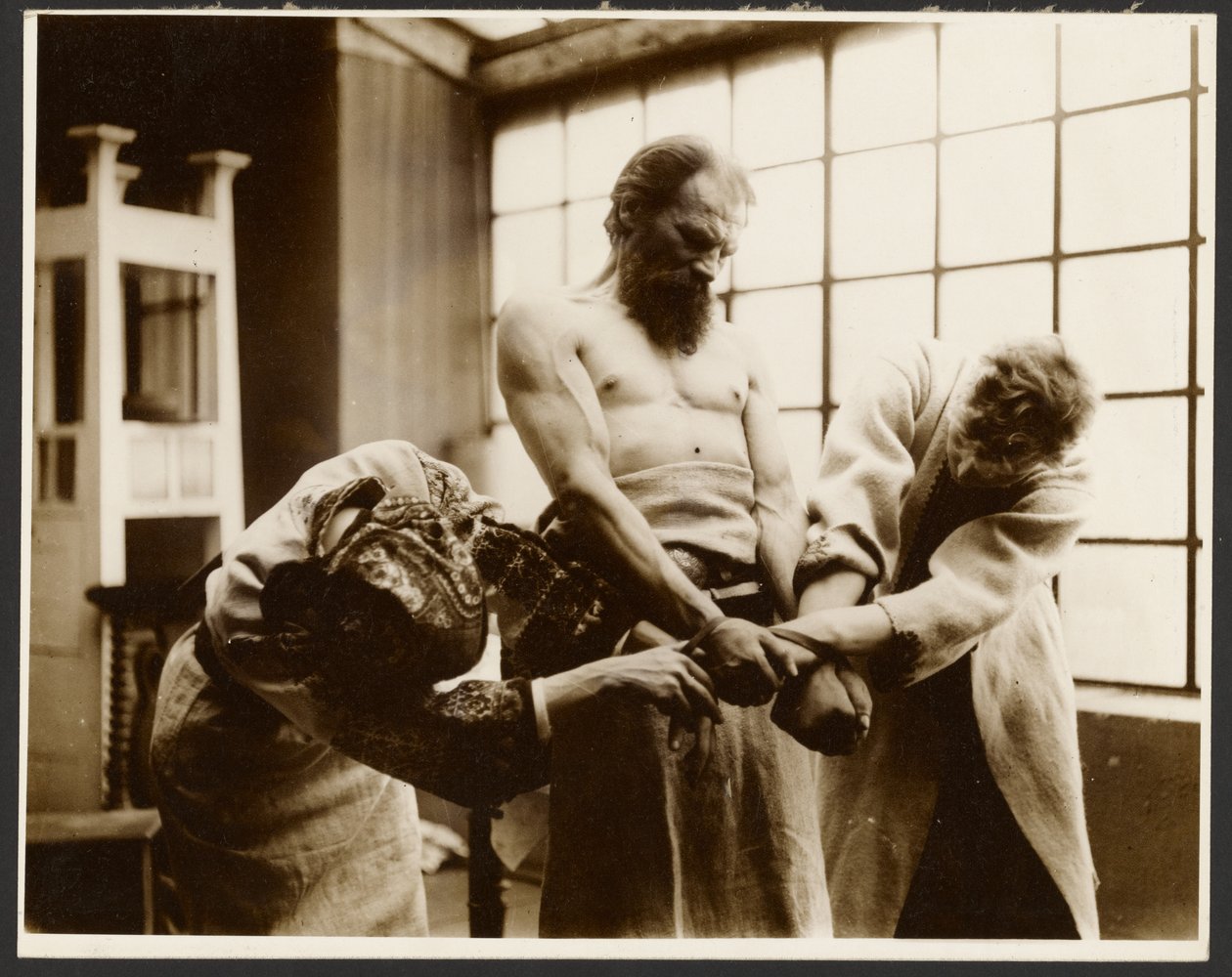 Three Models Posing for the 