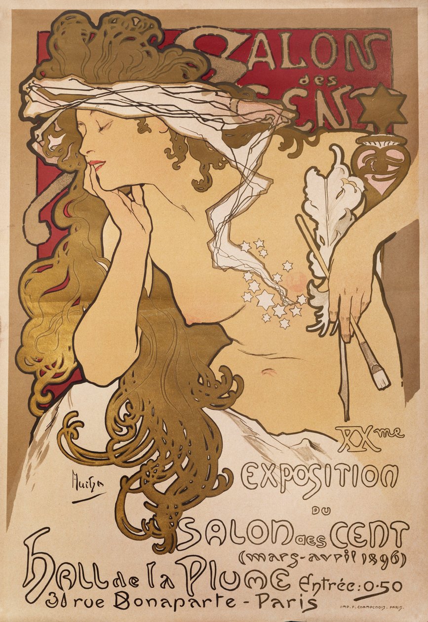Salon des Cent by Alphonse Mucha