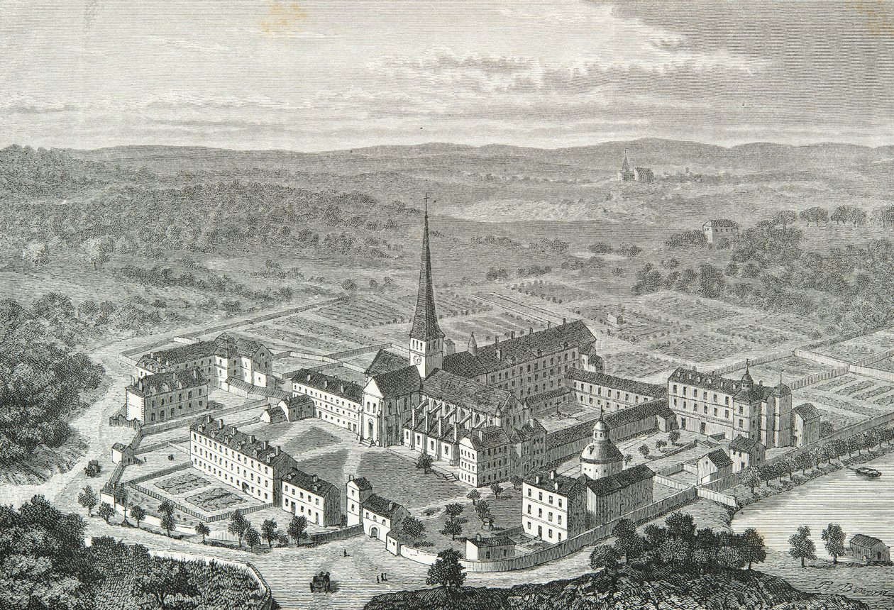 View of Port Royal Abbey by Alphonse Marie de Neuville