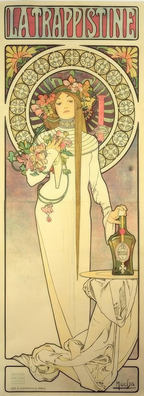 The Trappistine by Alphonse Mucha