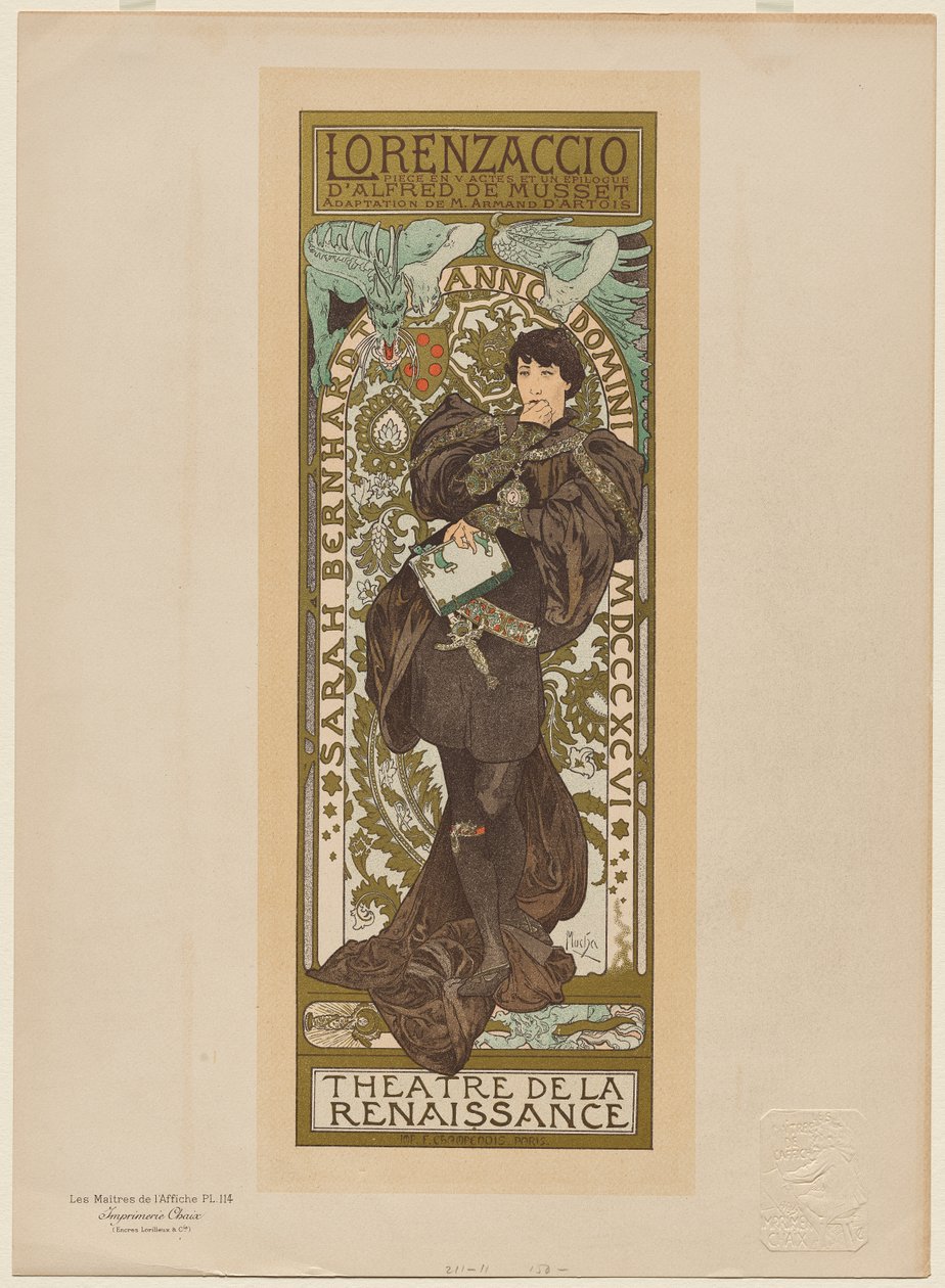Lorenzaccio by Alphonse Mucha