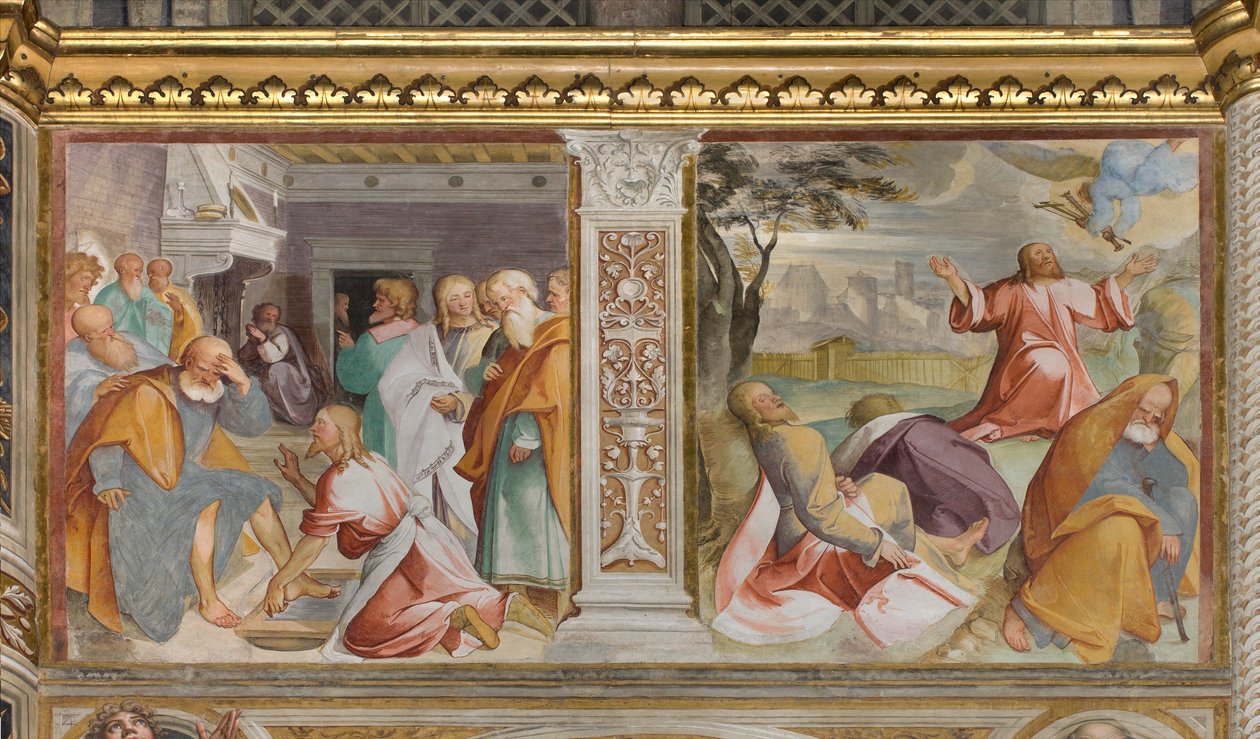 Presbytery, Seventh South Span, Lavender of the Foot, Oration in the Garden by Altobello Melone