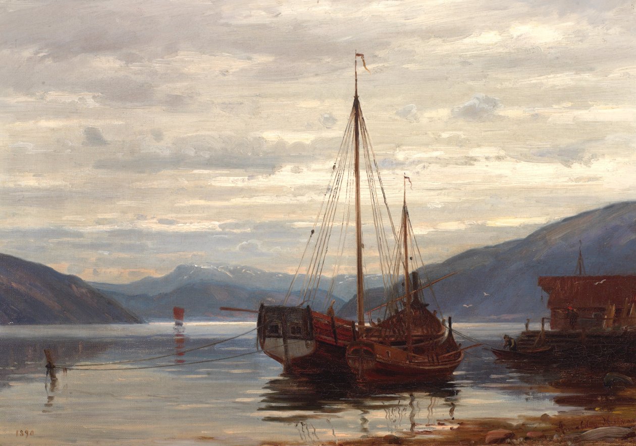 View from Balestrand by Amaldus Nielsen