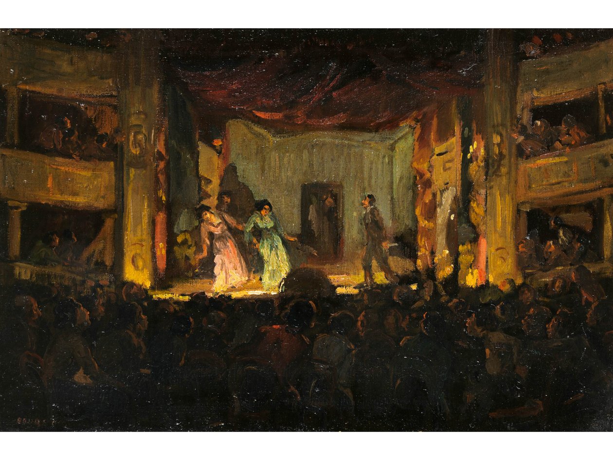 Volkstheater San Francesco in Naples by Amandus Faure