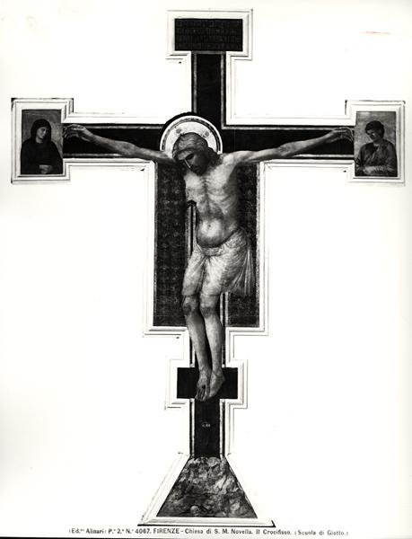 The Crucifixion by Ambrogio Bondone (school of) Giotto