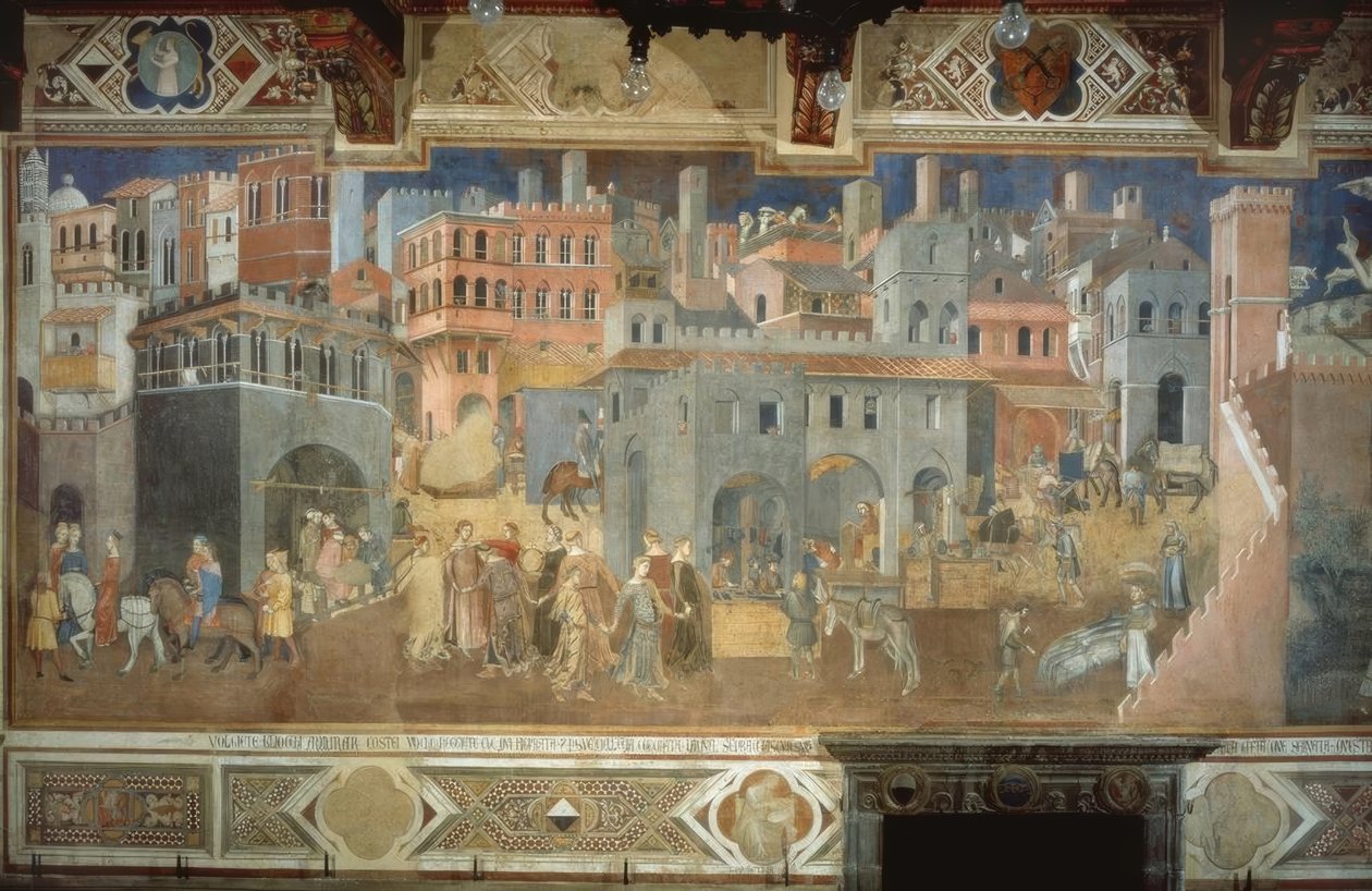 The Good Government by Ambrogio Lorenzetti