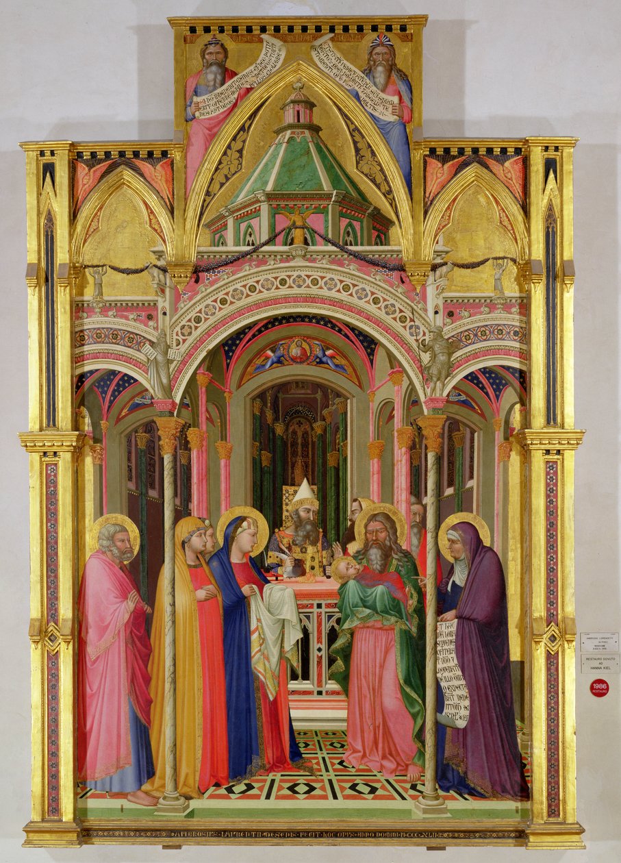The Presentation in the Temple by Ambrogio Lorenzetti