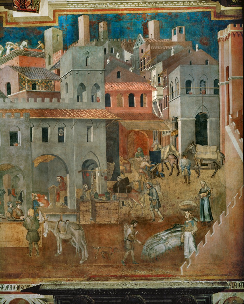 The Blessings of Good Government by Ambrogio Lorenzetti