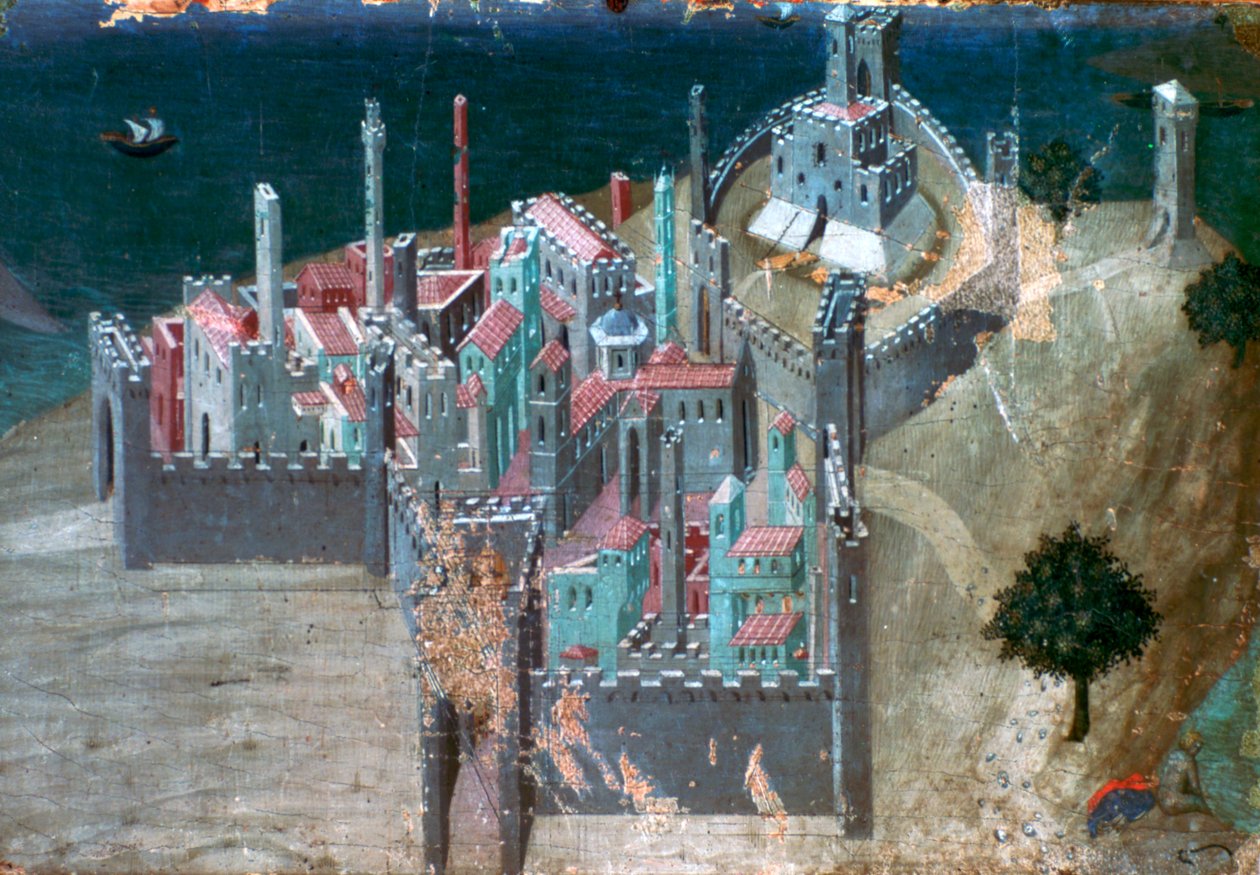 View of a Coastal City by Ambrogio Lorenzetti