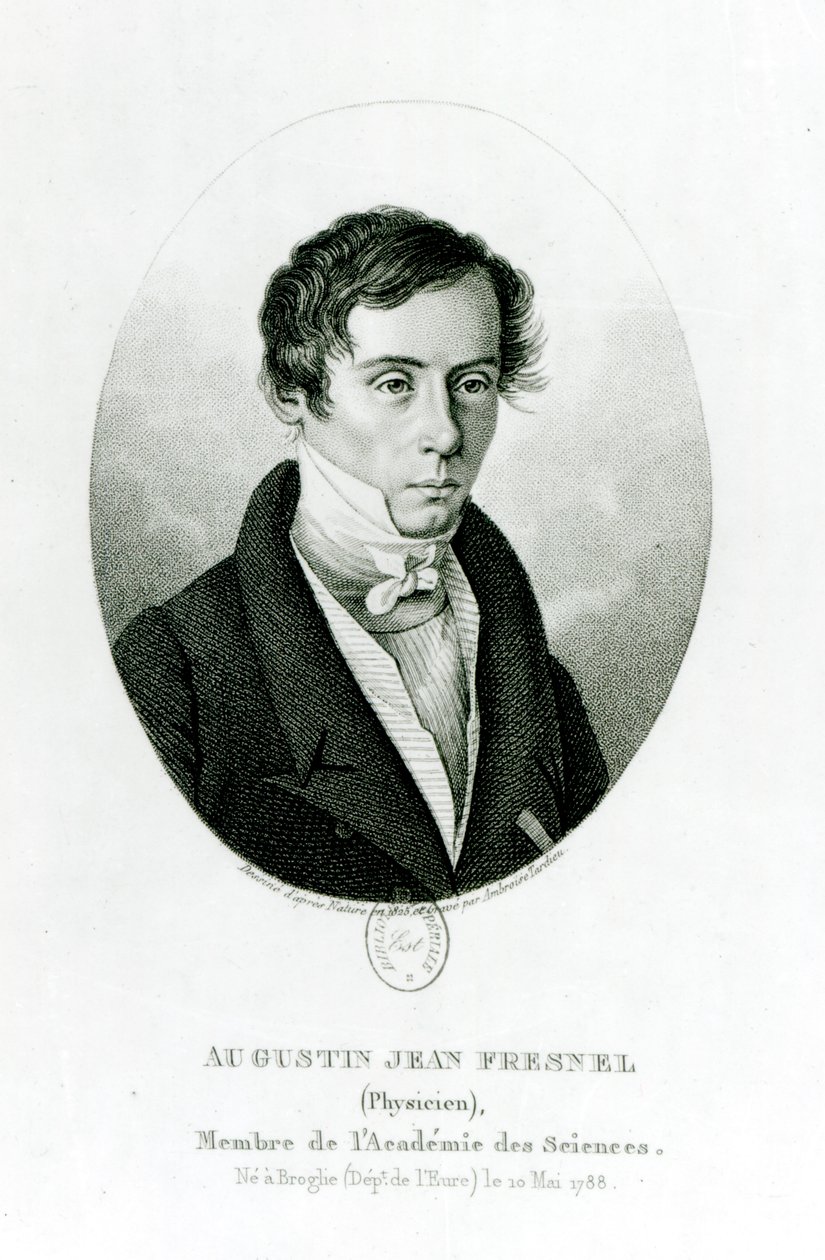 Augustin Jean Fresnel by Ambroise Tardieu