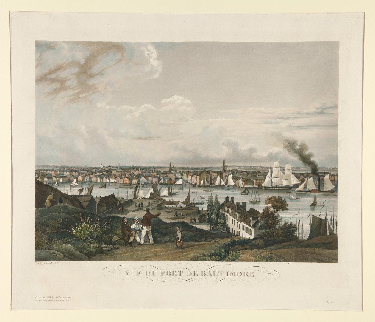 View of the Port of Baltimore by Ambroise Louis Garneray