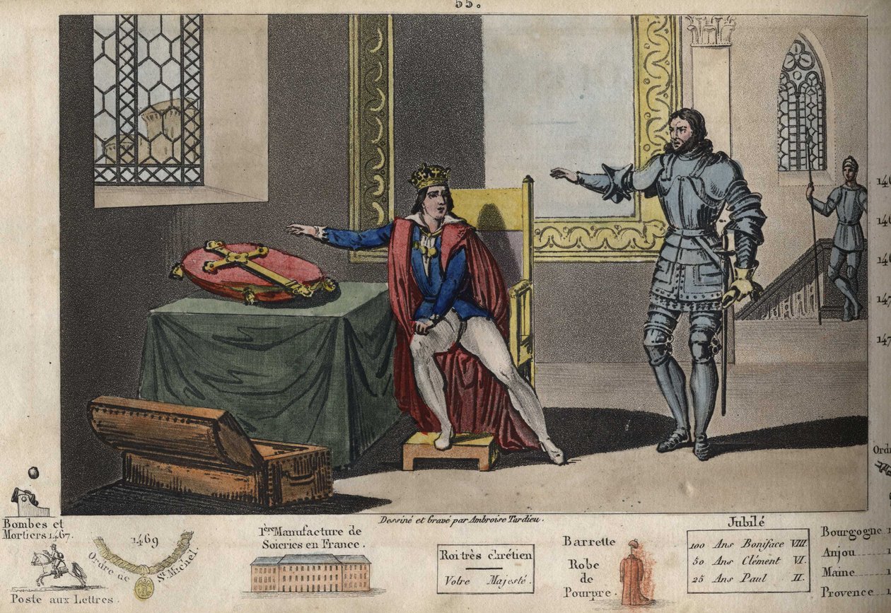 Louis XI (1423-1483) Held Prisoner in Peronne by Ambroise Tardieu