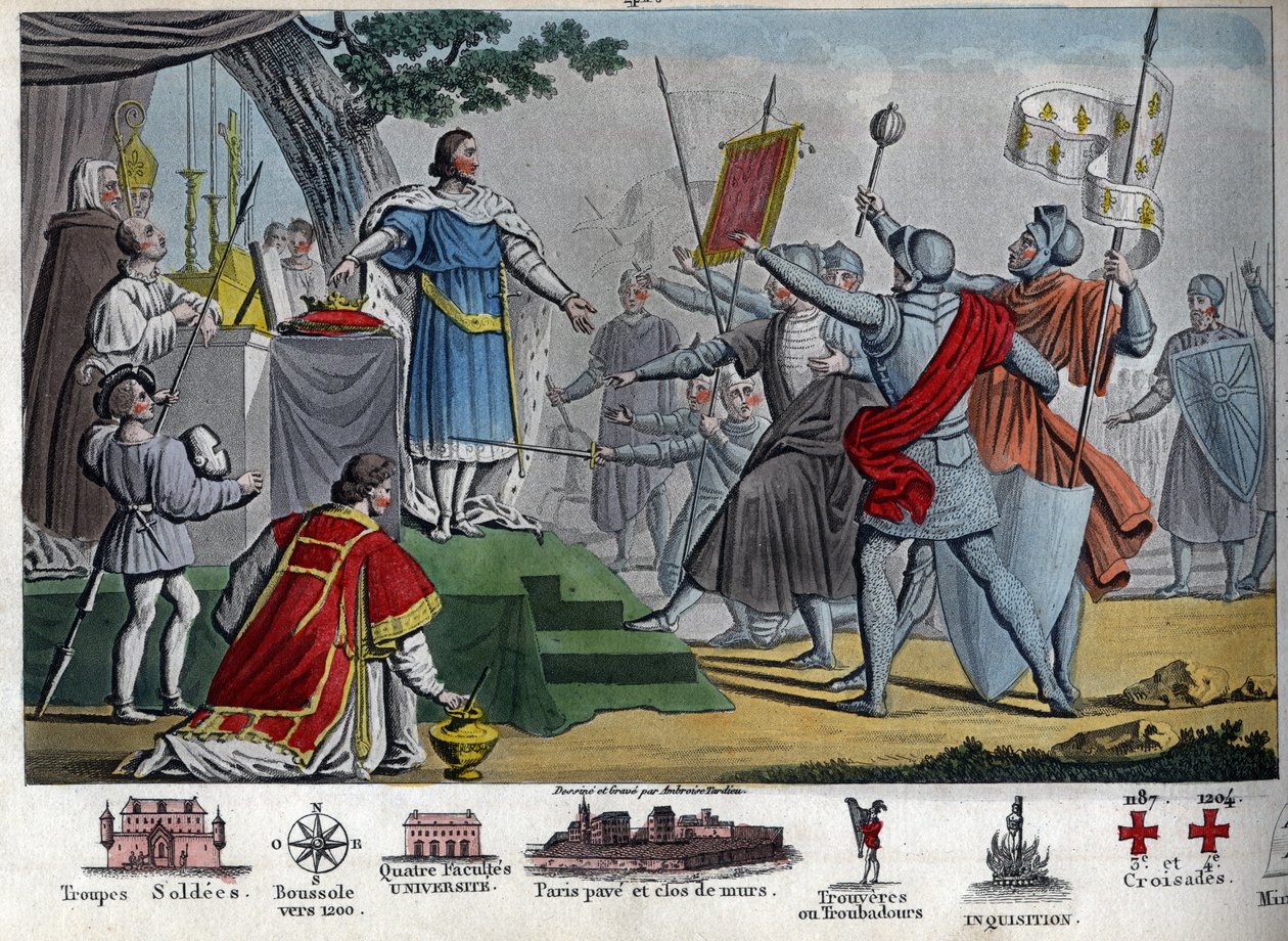 Philip II (1165-1223), King Capetian, known as 