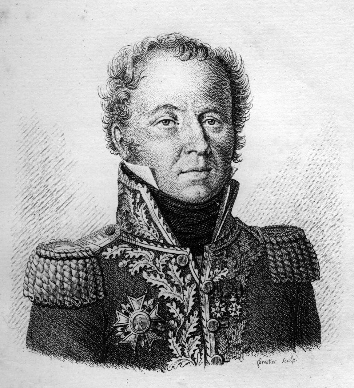 Portrait of Major General Baron Louis Emmanuel Rey (1768-1846) - in 