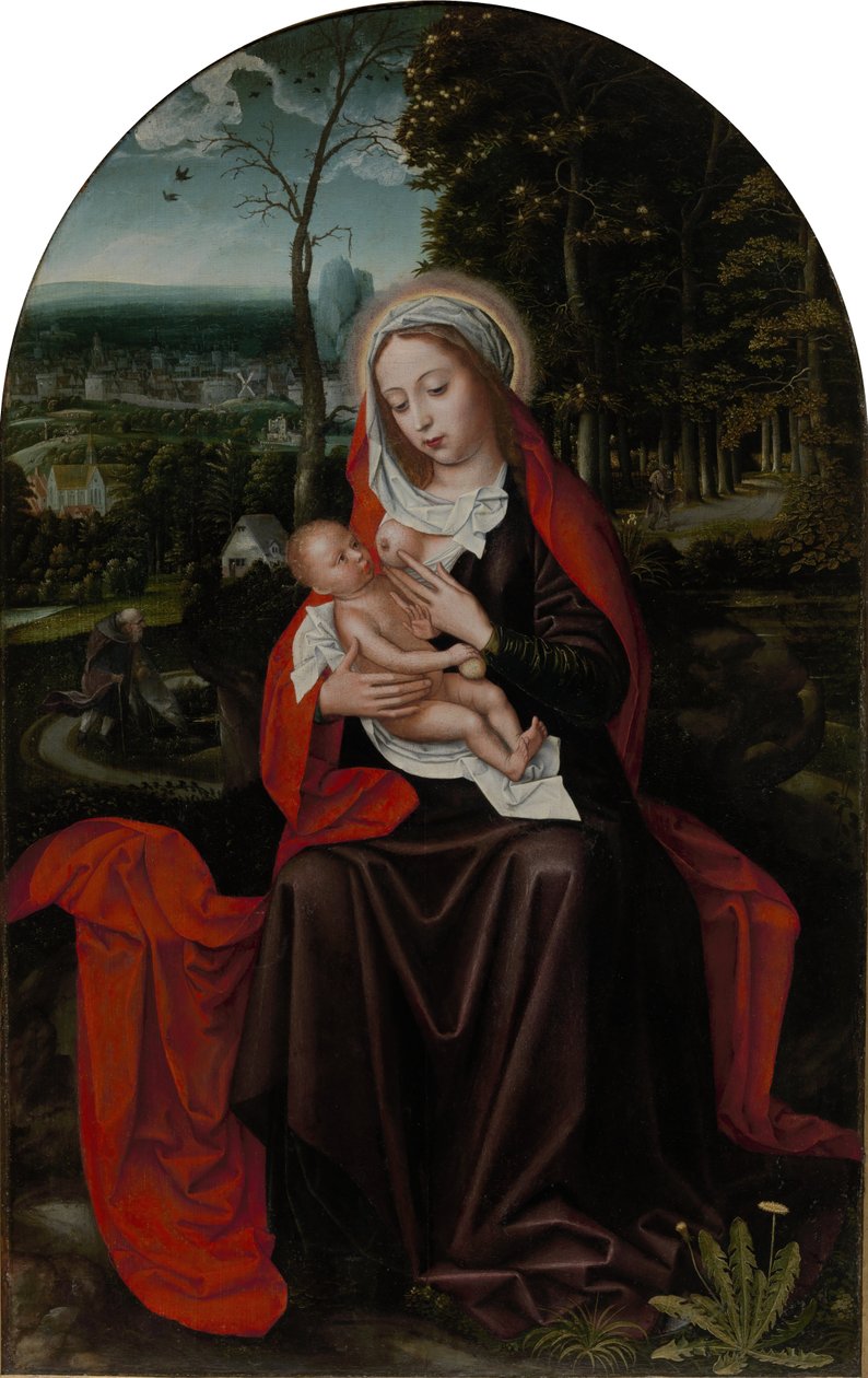 The Rest on The Flight into Egypt by Ambrosius Benson