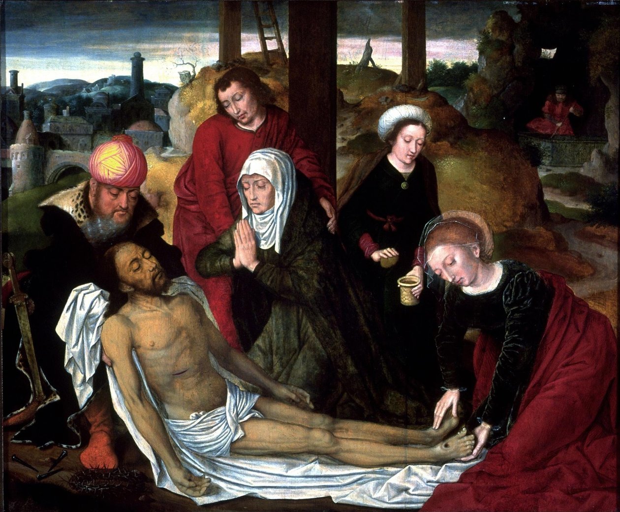 The Lamentation over the Dead Christ by Ambrosius Benson