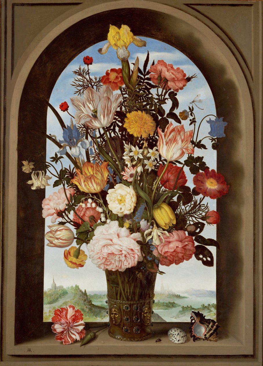 Flower Still-Life with Tulips by Ambrosius II Bosschaert