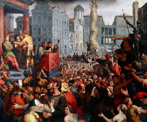 The Judgement of Zaleucus by Ambrosius the Elder Francken or Franck