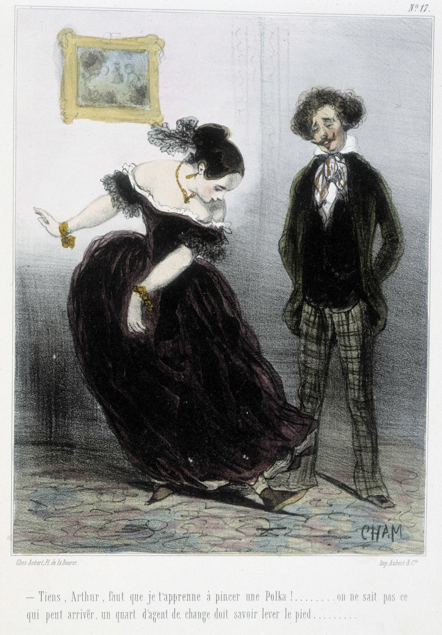 Caricature - in “Madeleines” by Cham, v.1870-1880 by Amédée de Noé