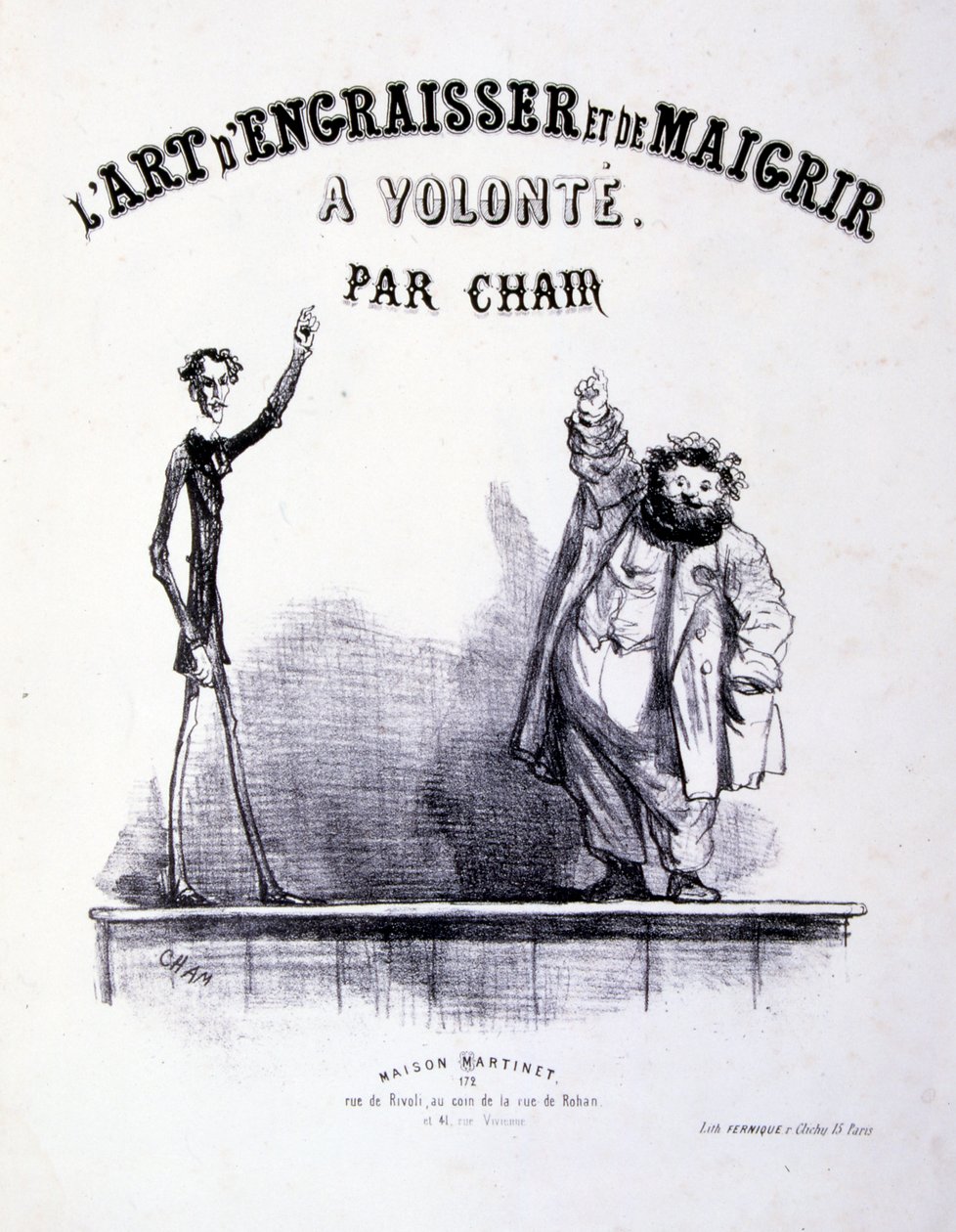 Illustration for The Art of Fattening and Losing Weight by Amédée de Noé