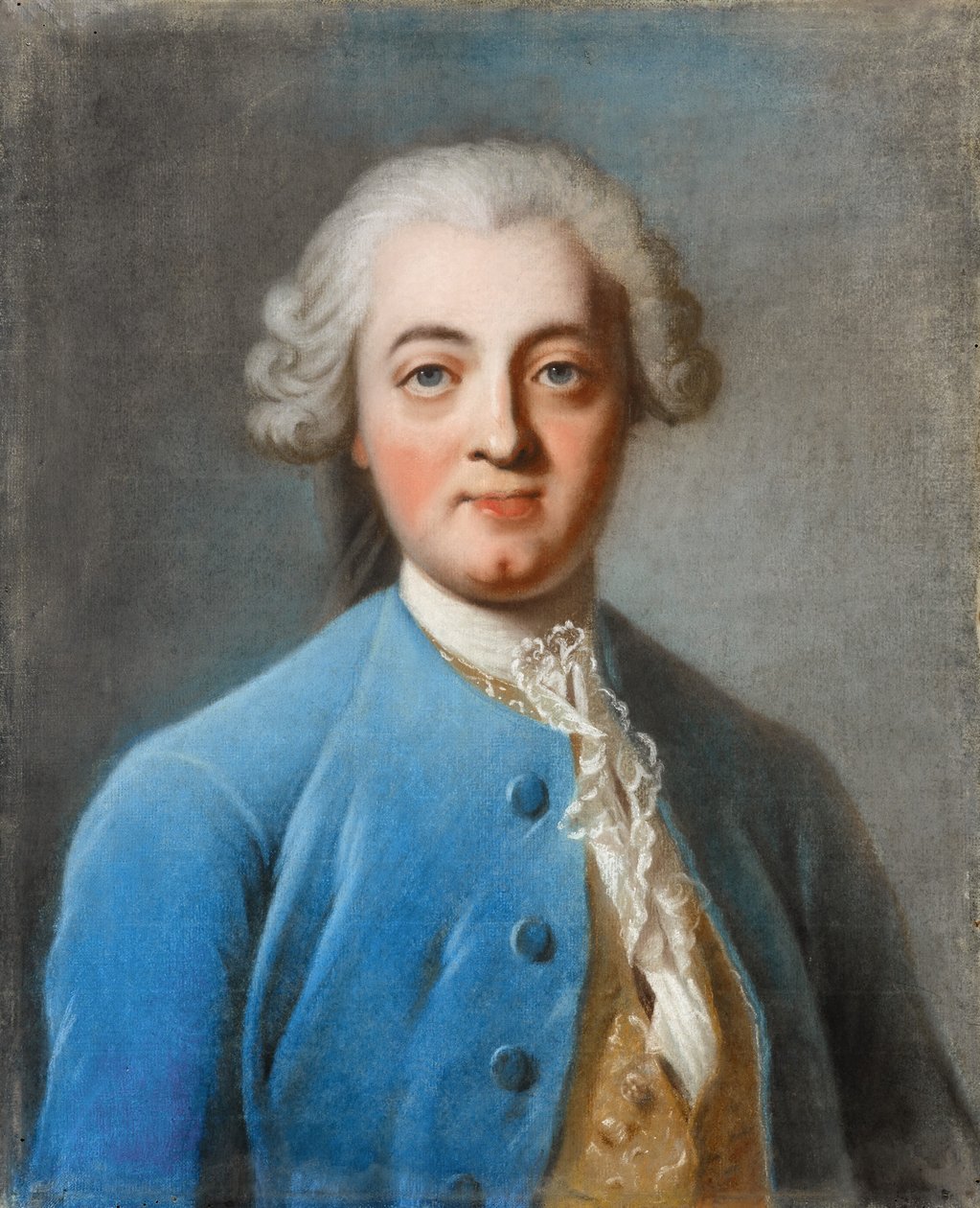 Portrait of Claude Adrien Helvétius by Charles Amedee Philippe van Loo