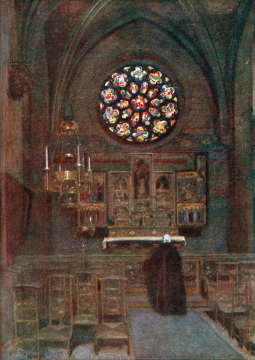 The Cathedral Chapel of St Joseph, Antwerp by Amedee (after) Forestier